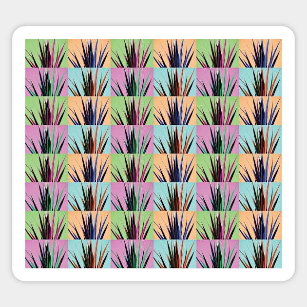 Rainbow Fronds Sticker by Eliza-Grace